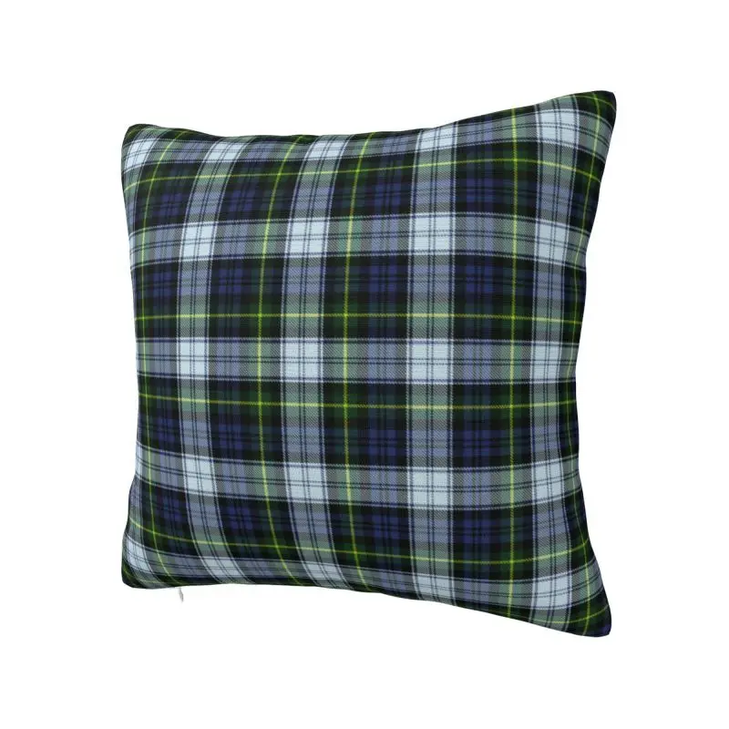 Original Tartan Plaid Cushion Covers Velvet Geometric Gingham Check Pillow Case for Car Square Pillowcase Living Room Decoration