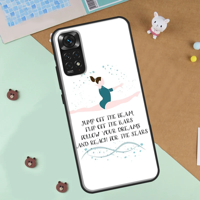 Love Gymnastics Phone Case For Xiaomi Redmi Note 12 8 9 10 11 Pro 8T 9S 10S 11S 12S 10A 9C 10C 12C Cover