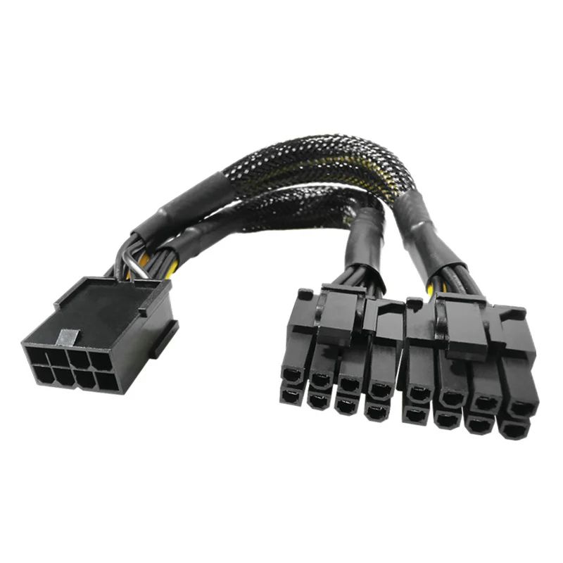 

GPU Cable Splitter Pure Copper 8 PIN to Double 8Pin Convert Wire Female to Male Line Graphics Card Power Extend Cord Adapter