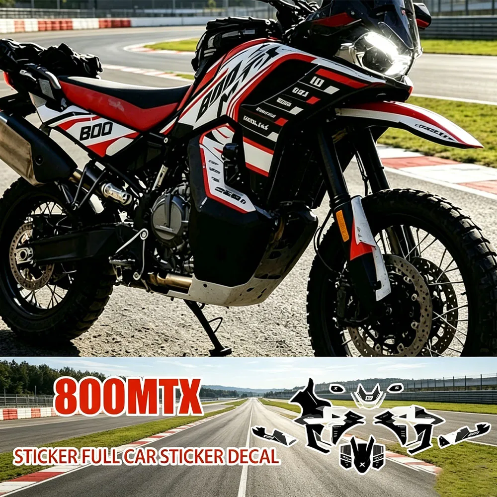 800Mtx Sticker Full Car Sticker Decal For Cfmoto 800Mt-X Mtx800 Decorative Sticker Complete Set of Decal Protection