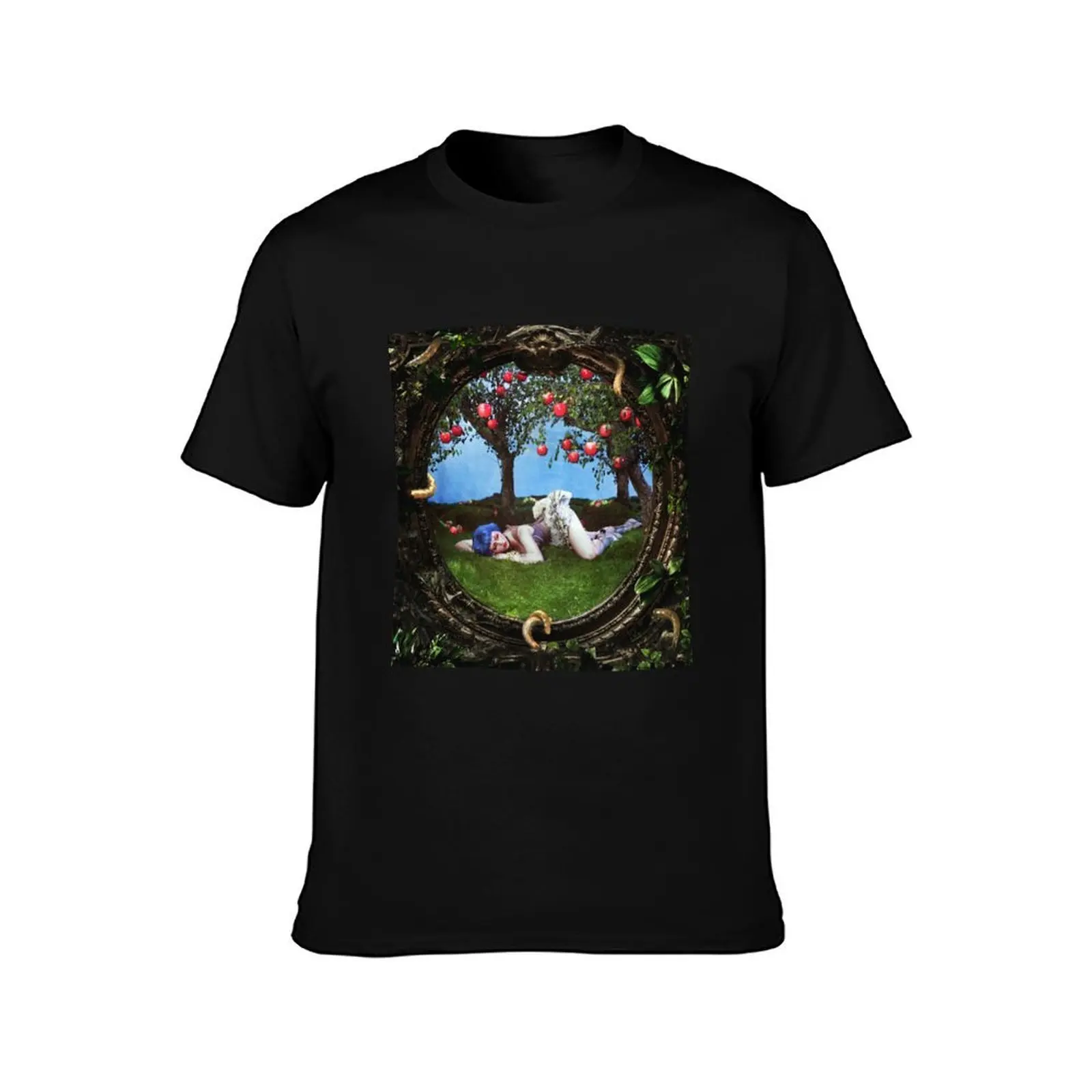 Demi Devil Cosplay Singer Poster T-Shirt, Summer Casual Cotton Tee, Oversized Streetwear Tops, Vintage Graphic Print