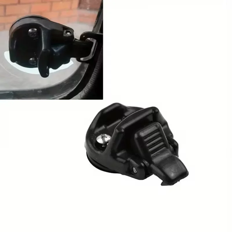 1/2pc RV Window Glass Lock Buckle Durable Black Plastic Secure Hold For For Mitsubishi V31 V32 V33 V43 Easy Installation Black