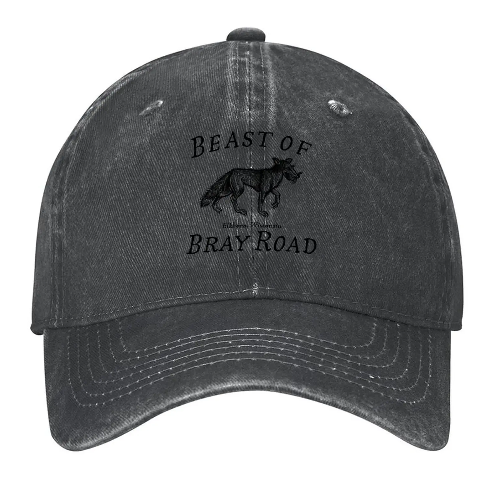 

Beast of Bray Road Werewolf Elkhorn WI Baseball Cap derby hat Anime New Hat Designer Hat Men's Baseball Women's