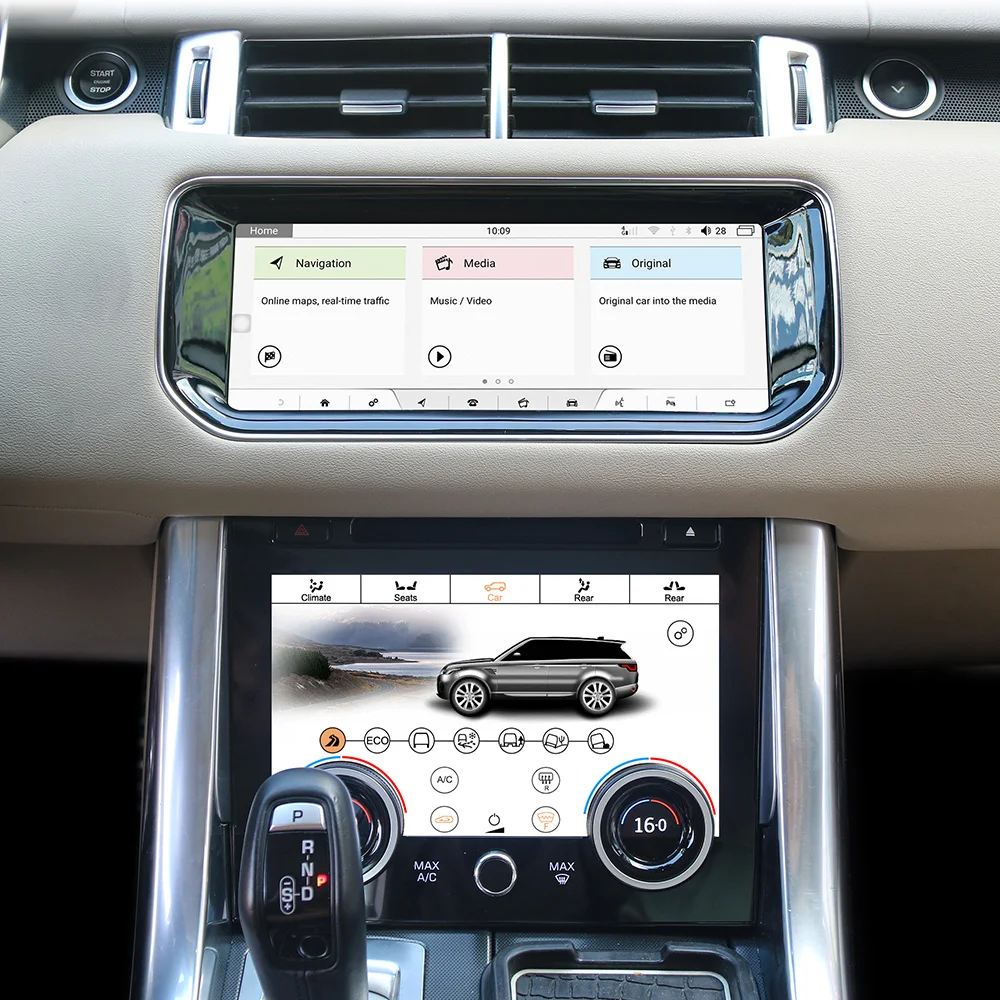 Автомобильный DVD-плеер 10,25 дюйма, Android Auto Carplay для Range Land Rover Sport 2014-2017, полносенсорное стерео радио, GPS-навигация