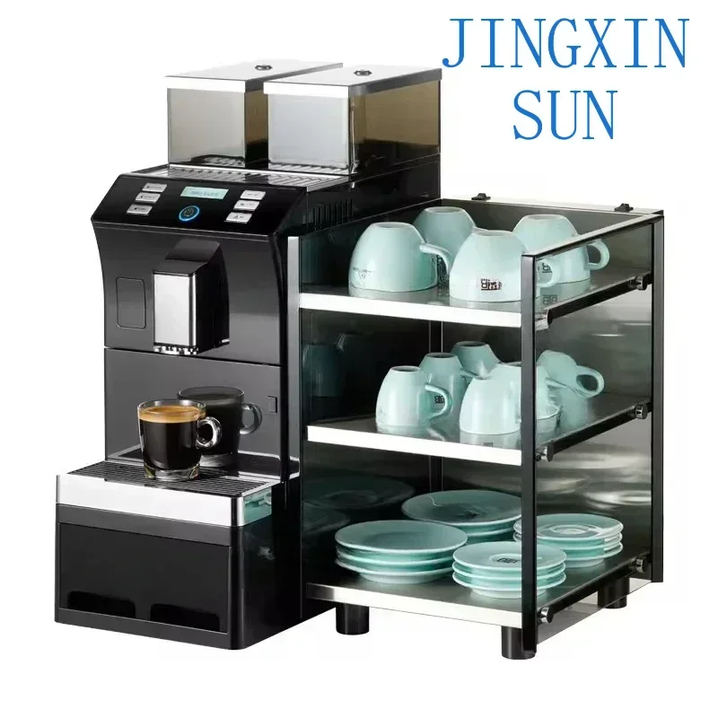 -101+6 Full Automatic Coffee Machines Automatic Cleaning Function On And Off Espresso