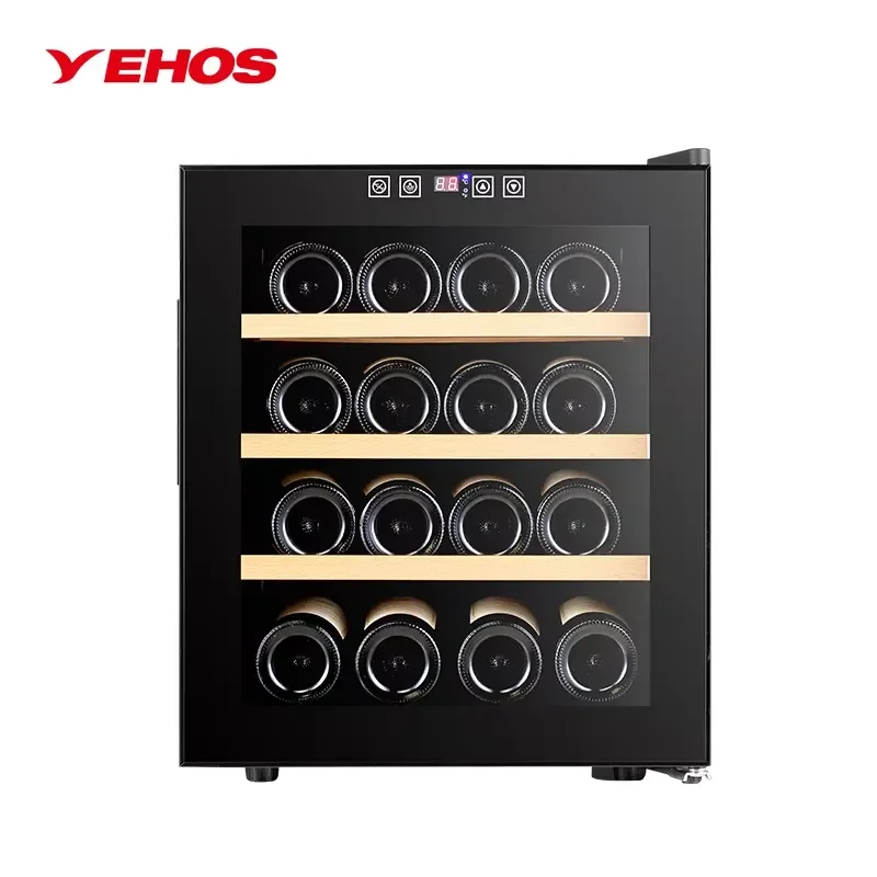 50L Electric Wine Cooler Freestanding 16 Bottle Refrigerator Temperature Control Cellar Custom OEM Factory Direct Supply for