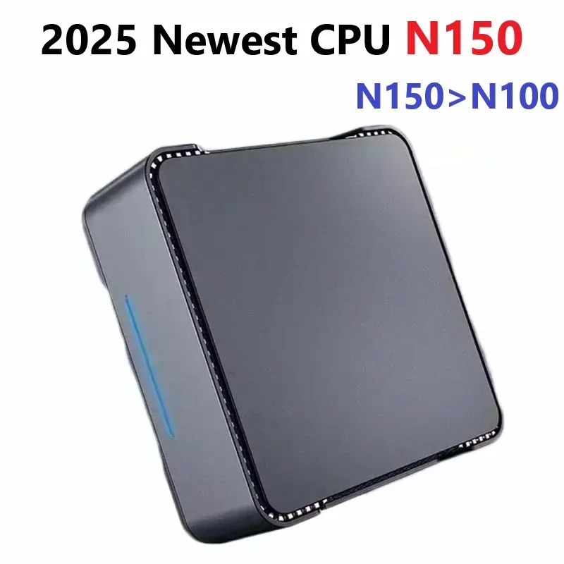 SZBOX 2025 Newest CPU N150 Windows 11 Mini PC DDR4 SSD Dual WIFI 5 BT 4.2 1000M LAN 4K HD Triple Display VGA Gamer Computer