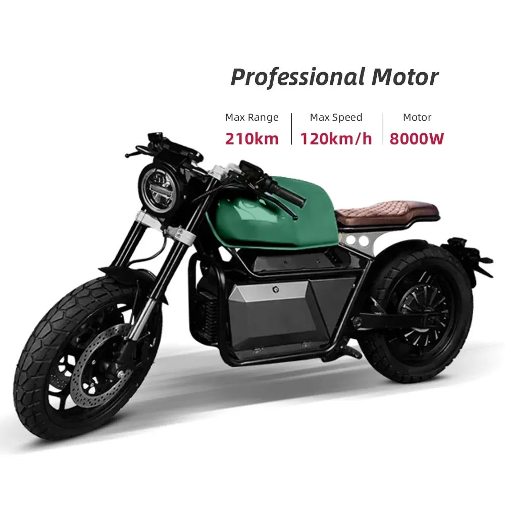 ER200 DDP New Products Good Price 8000w 72v Durable Single Lithium Battery Adult Electric Cross Motorcycles