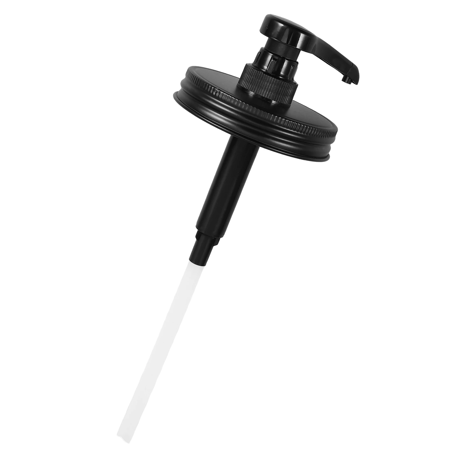 

Mason Jar Pump Syrup Dispenser Lotion 86 Mouth Stainless Steel Replacement Bottle Pump Distributor