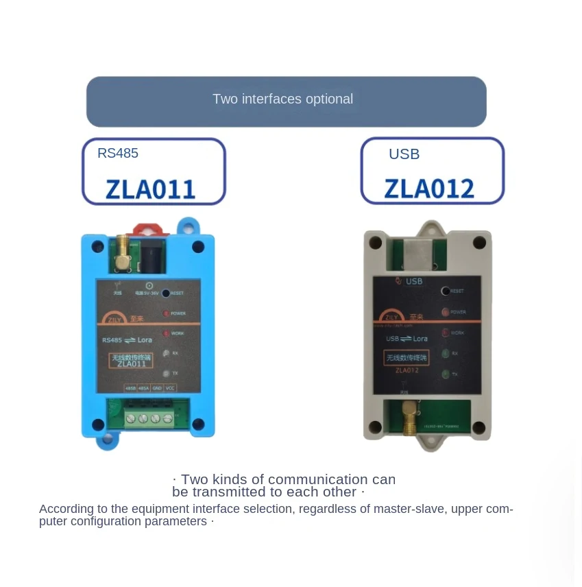 무선 데이터 변속기 라디오 직렬 통신 모듈, RS485-Lora ZLA011