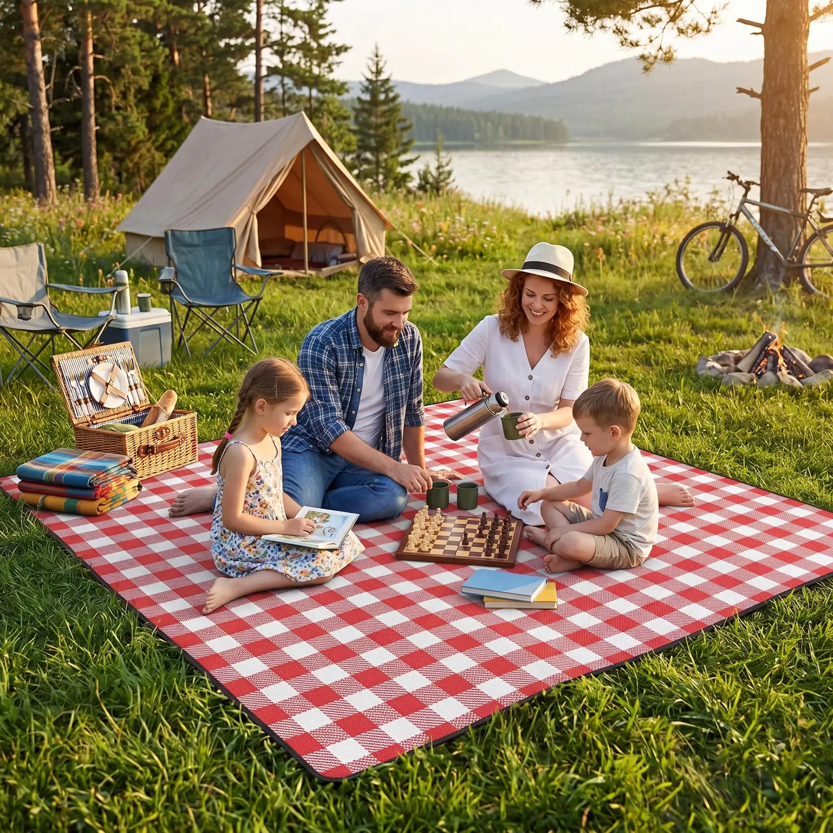 Best Outdoor Picnic Blanket Waterproof Backing Large on AliExpress