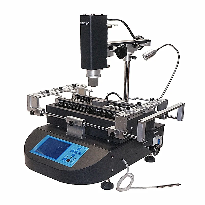 Imagem -04 - Estação de Retrabalho Bga de ar Quente Ht-r490 4000w Zonas Máquina de Estação de Solda 220v 110v para Ferramentas de Reparo de Soldagem Móvel de Chip