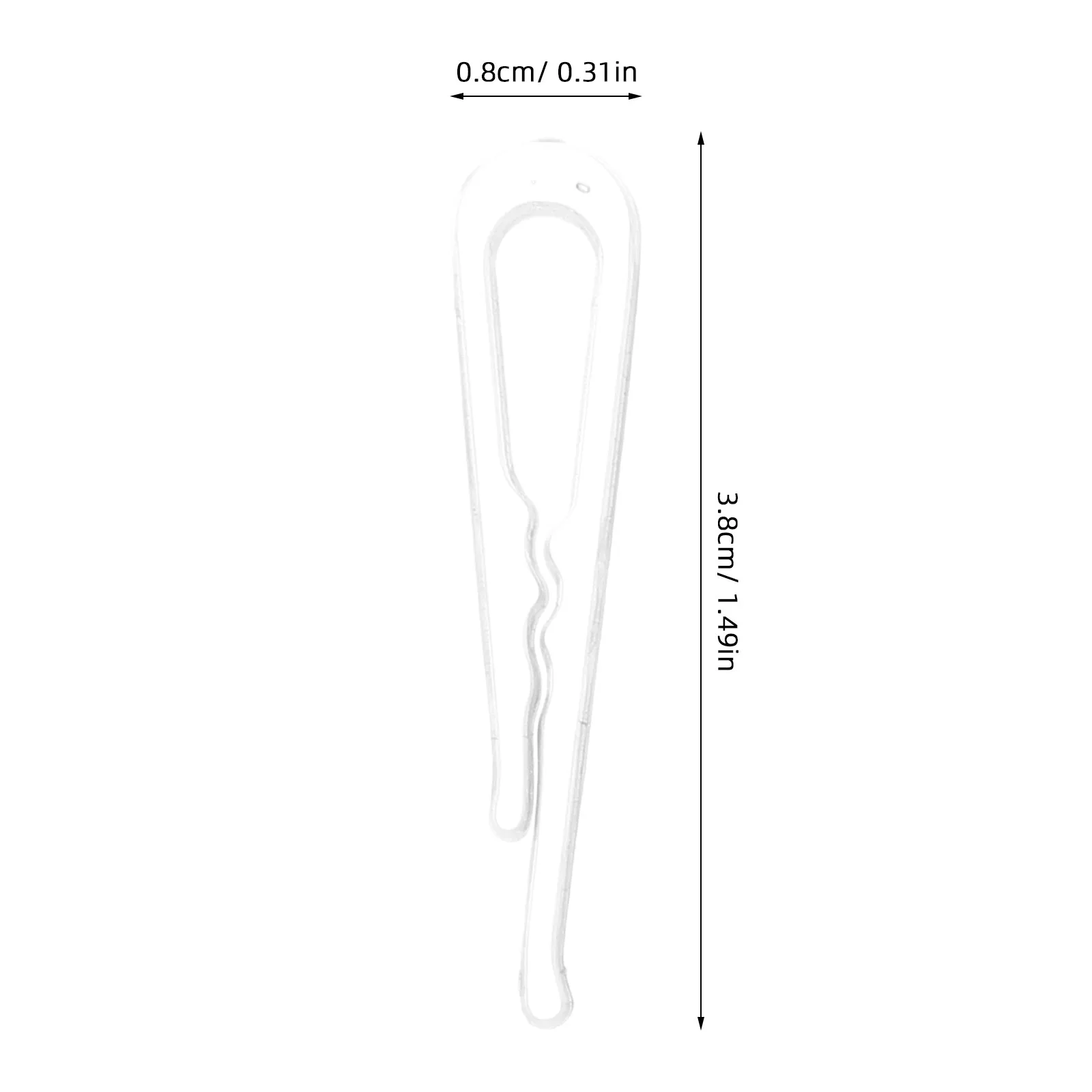 100Pcs Multifunctional Clothing Clips Shirt Packing Sleeve Fixing Clips for Shirts Pants Skirts Socks Aprons Sleepwear Discreet