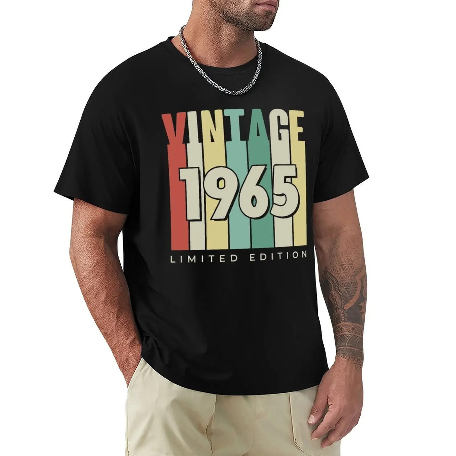 vintage 1965 limited edition T-Shirt designer shirts summer top graphic tee shirt graphic shirts mens graphic t-shirts funny