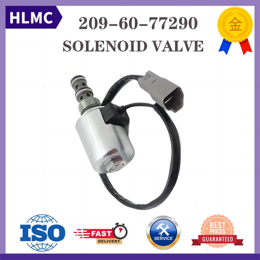 

Construction Machinery Parts Solenoid Valve 209-60-77290 2096077290 For Komatsu Excavator PC1250-7 PC1250-8 PC1250-8R PC1250SP-7