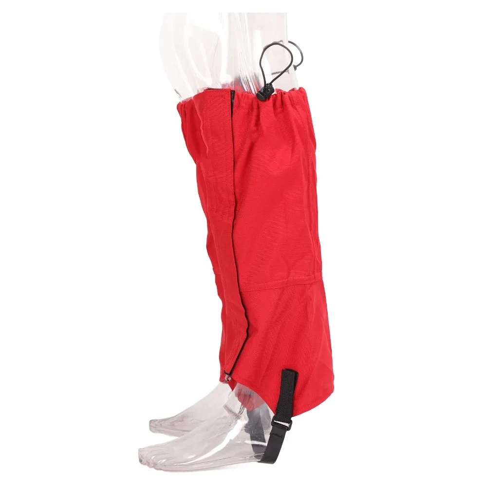 1 Pair 600D Ripstop Oxford Cloth Waterproof Leg Gaiters Waterproof With Hook Closure Hiking Boot Cover Gaiters Mountaineering