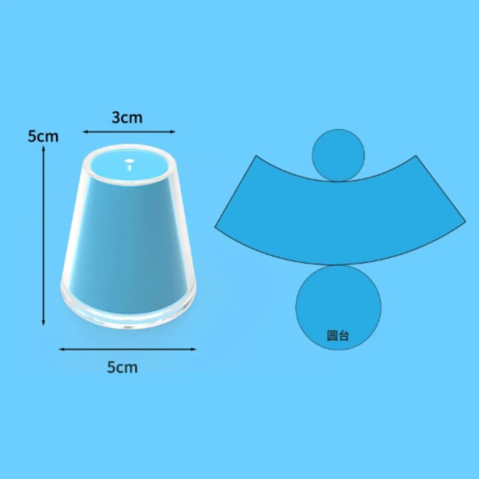 16 قطعة من ألعاب المخروطية ذات الأشكال الهندسية القابلة للطي لمستلزمات المدارس والمنزل
