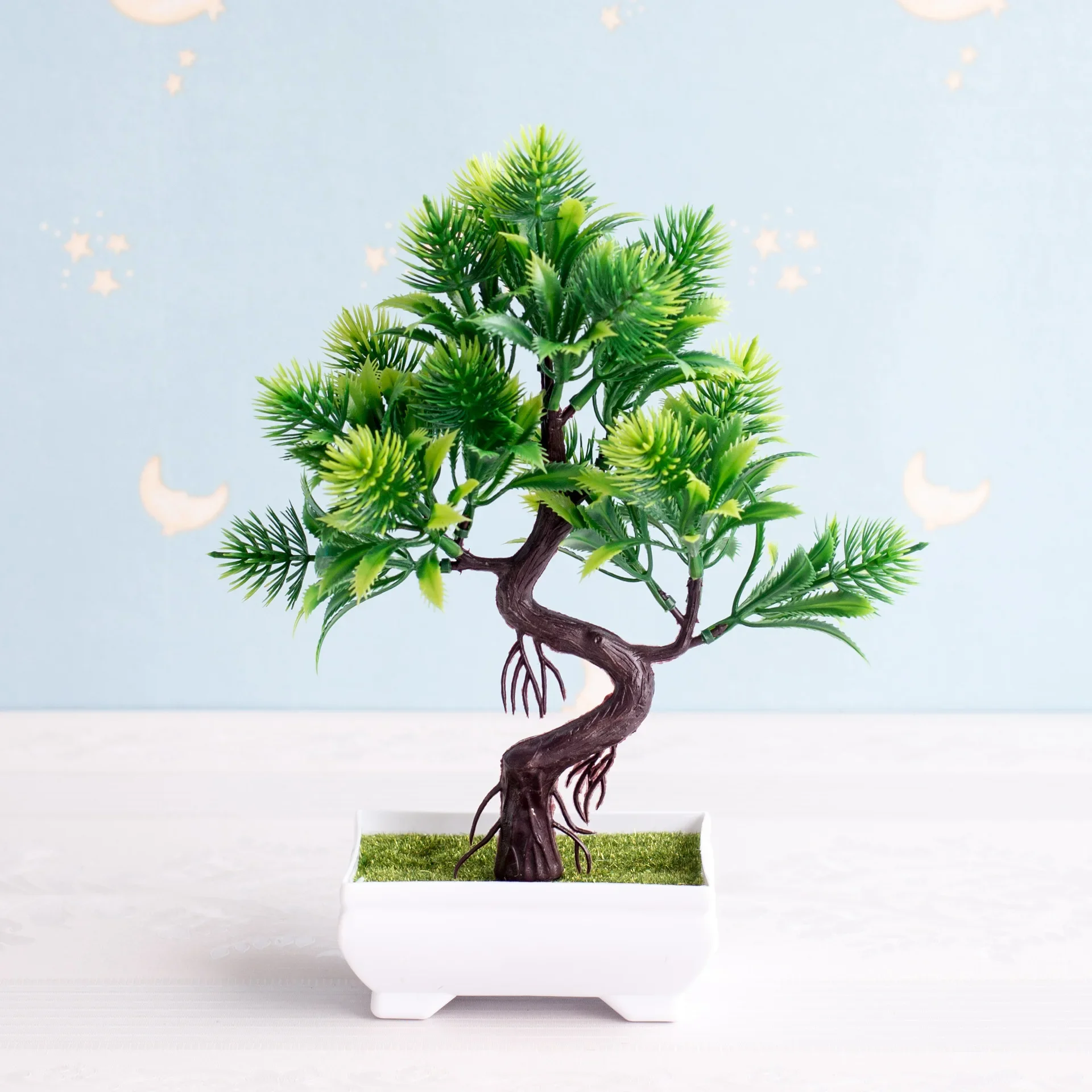 NEW Artificial Plants Bonsai Small Tree Pot Plants Fake Flowers Potted Ornaments For Home Decoration Hotel Garden Decor
