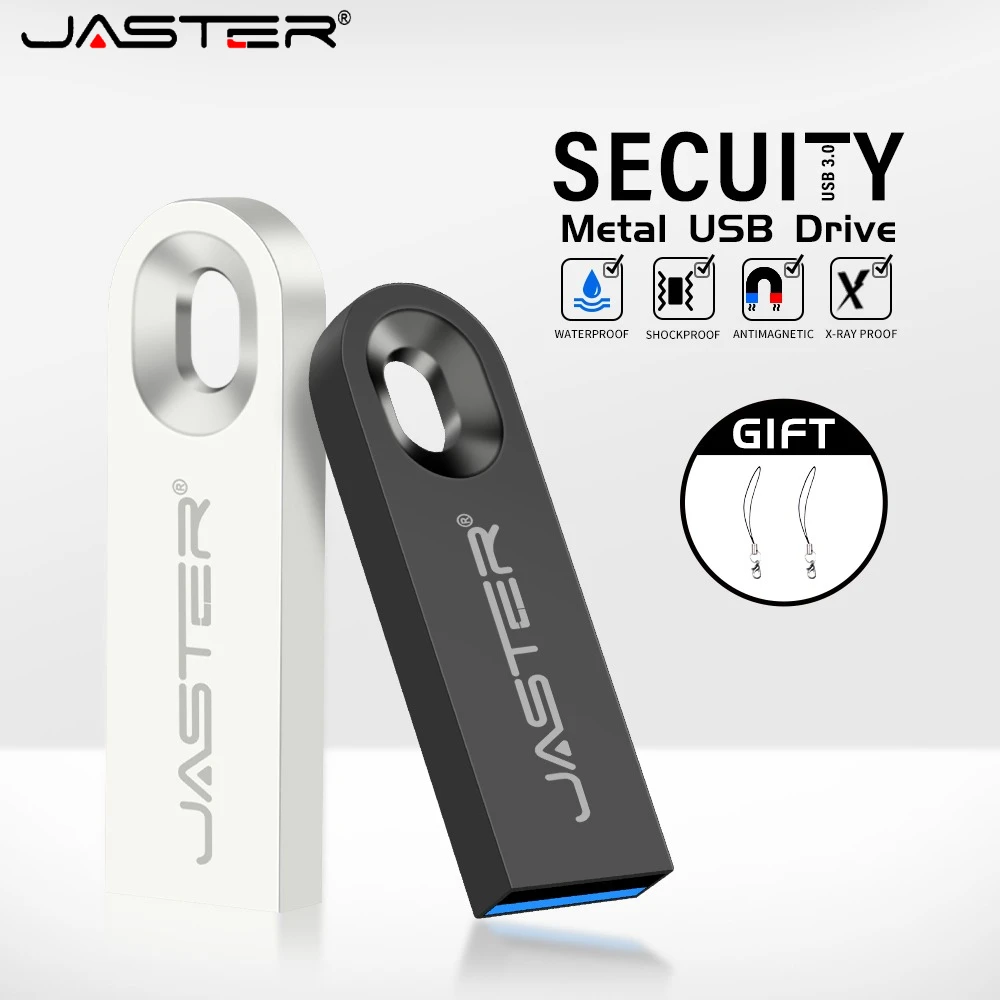 USB3.0 Free Key Chain Pen Drive 128GB High Speed Memory Stick 64GB Business Gift USB 3.0 Flash Drive 32GB Metal USB Memory Stick