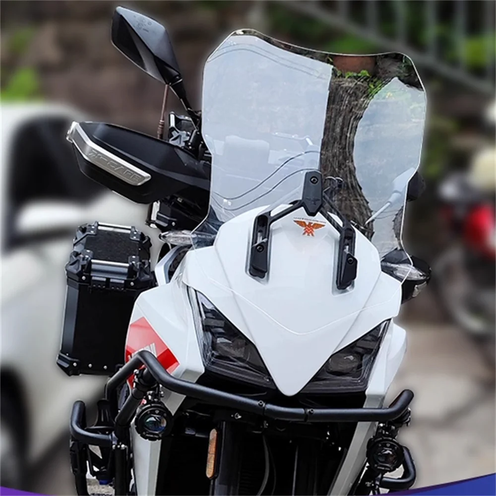 

High quality windshield modified For Moto Morini X-CAPE 650 X-CAPE650 raised and widened wind deflector chest guard accessories
