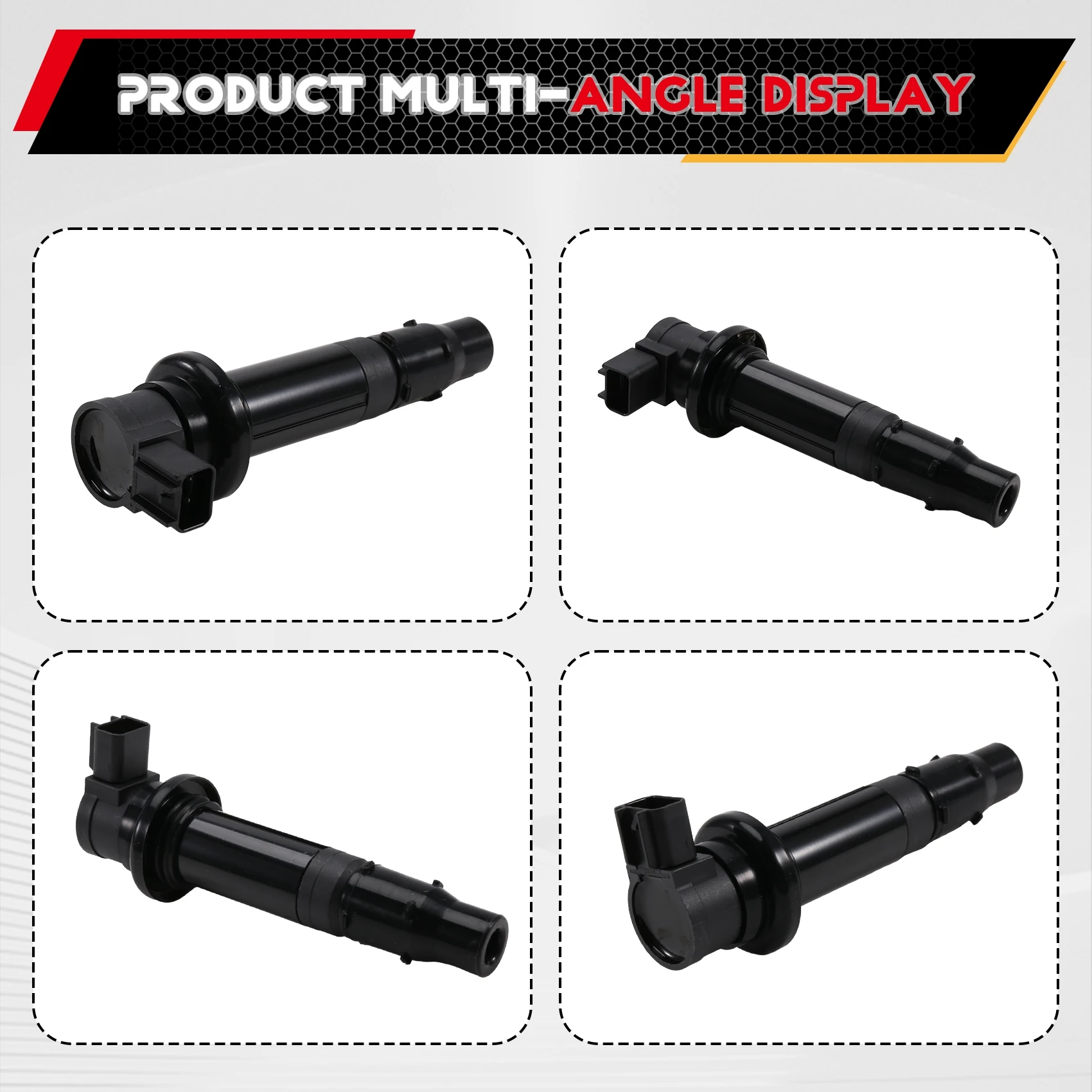 Ignition Coil 4Pcs Replacement For Kawasaki Ninja ZX-10R ZX-10RR 2016-2020 Motorcycle Parts F6T578 21171-0741 OE