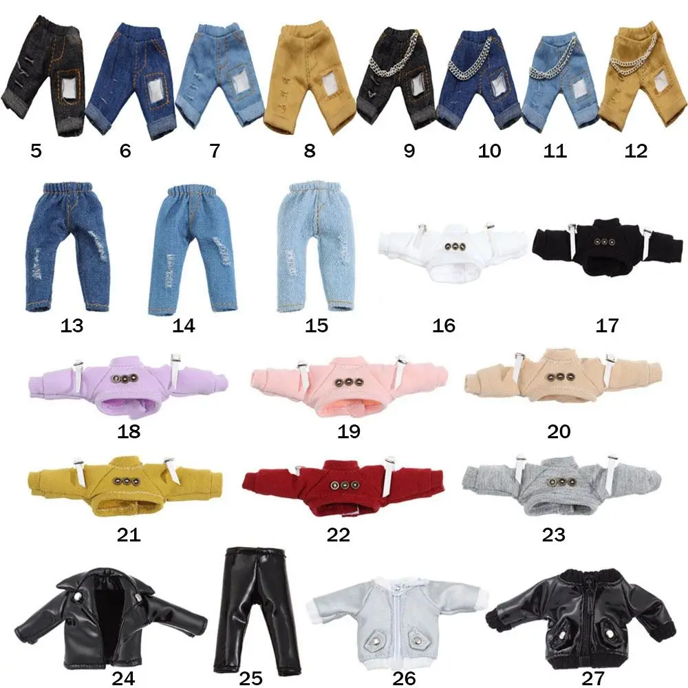 27 stili di vestiti Accessori Felpe con cappuccio regalo Giacche in pelle PU Jeans Pantaloni strappati alla moda