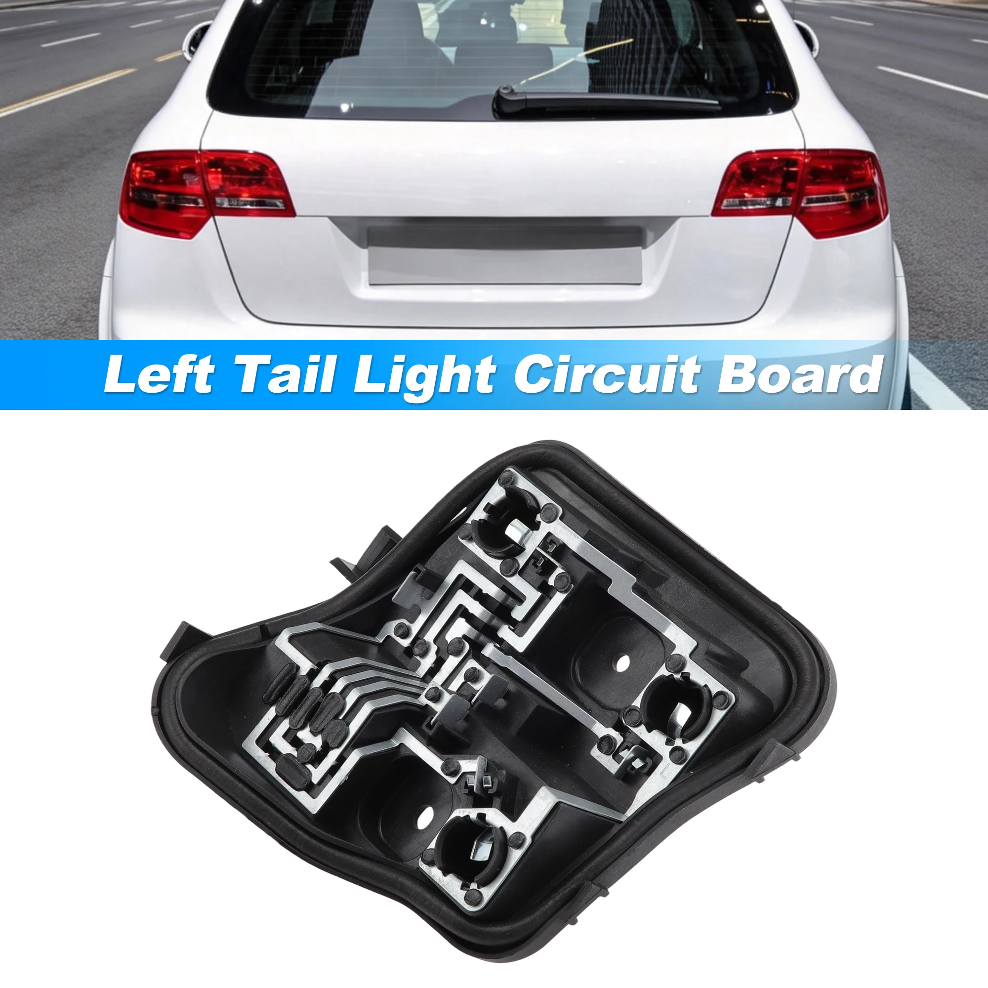UXCELL Rear Left Tail Light Circuit Board for Audi A3 5 Door 2009-2013 8P4945257D
