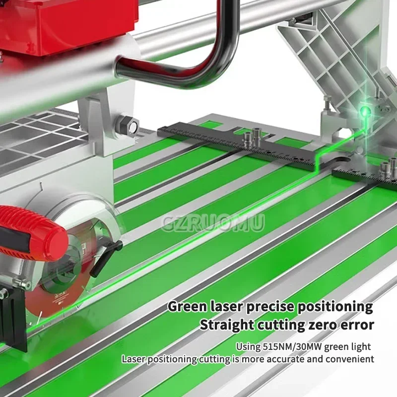 1000mm Full Automatic Electricity Ceramic Tile Skirting Machines 45 Degree 2300W 220V Tile Cutter Double Rail Cutting Machine