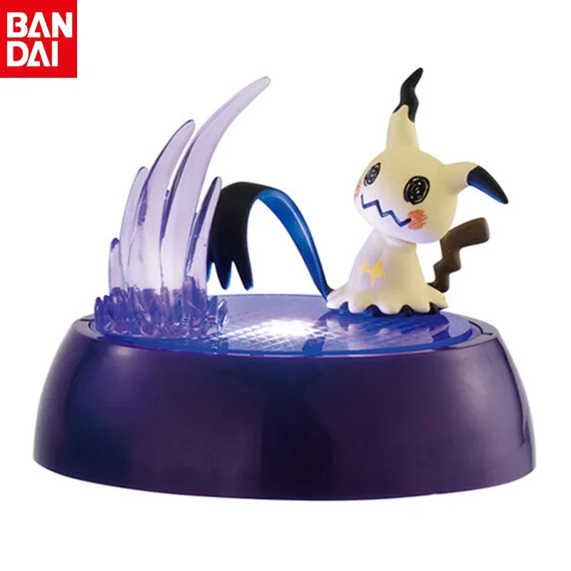 BANDAI Brand New Genuine Pokeomn Mewtwo Greninja Mimikyu Luminous Japanese Anime Figures Pvc Action Figure Kids Toys