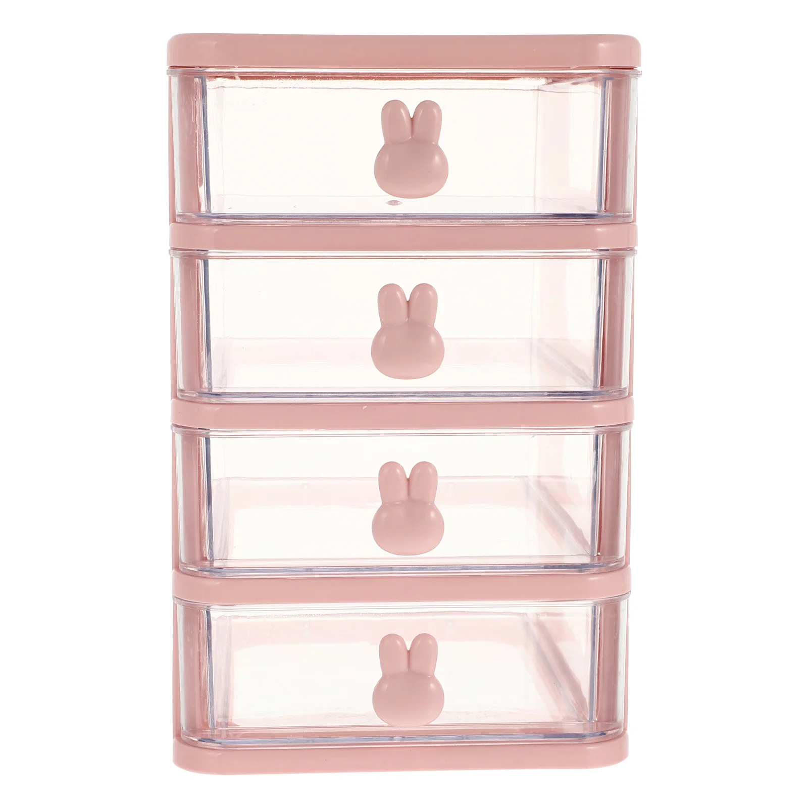 

2 Pack Office Accessories Drawer Storage Box Desktop Organizer Make up 21x17cm Table Pink Cabinet Organizers Drawer-type Case