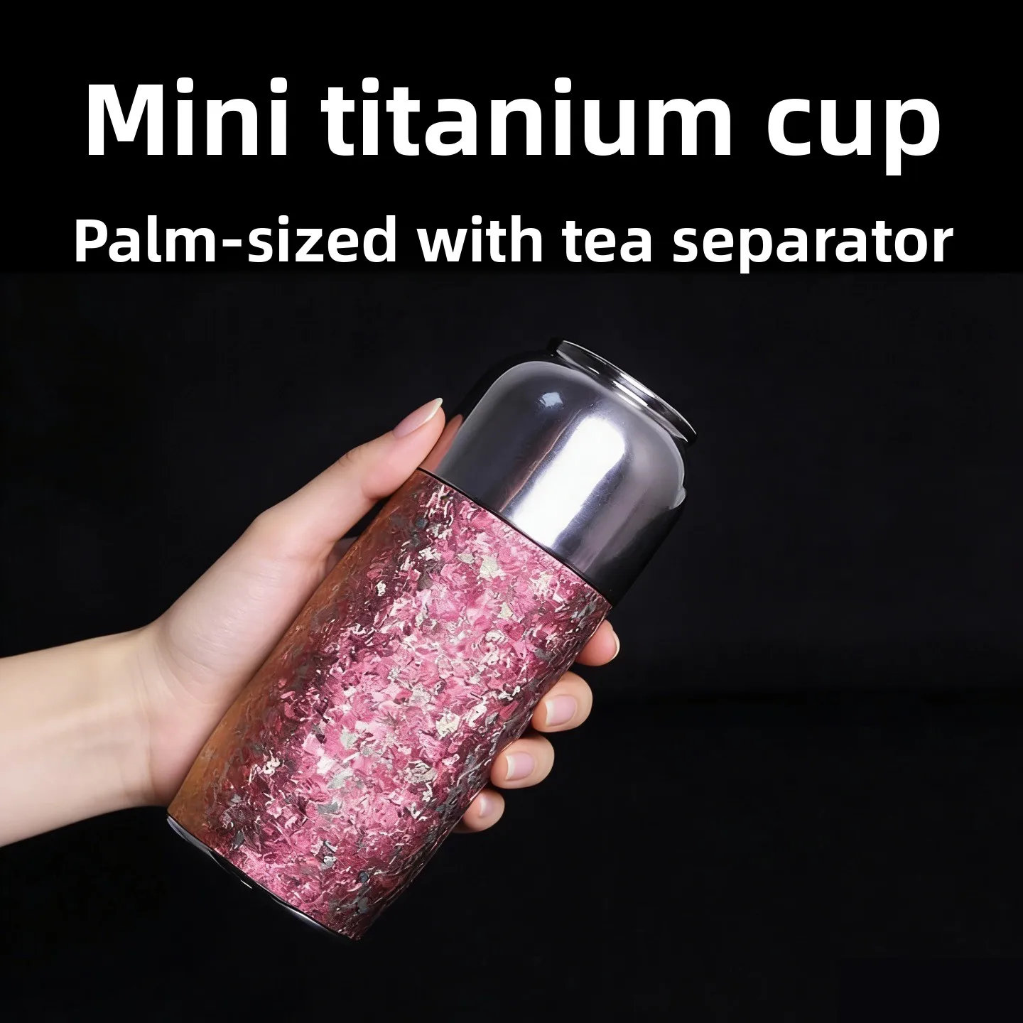 

Portable Titanium Water Bottle Small Capacity Ladies Version 2025 New Insulated Pocket Size Thermos for Outdoor Activities