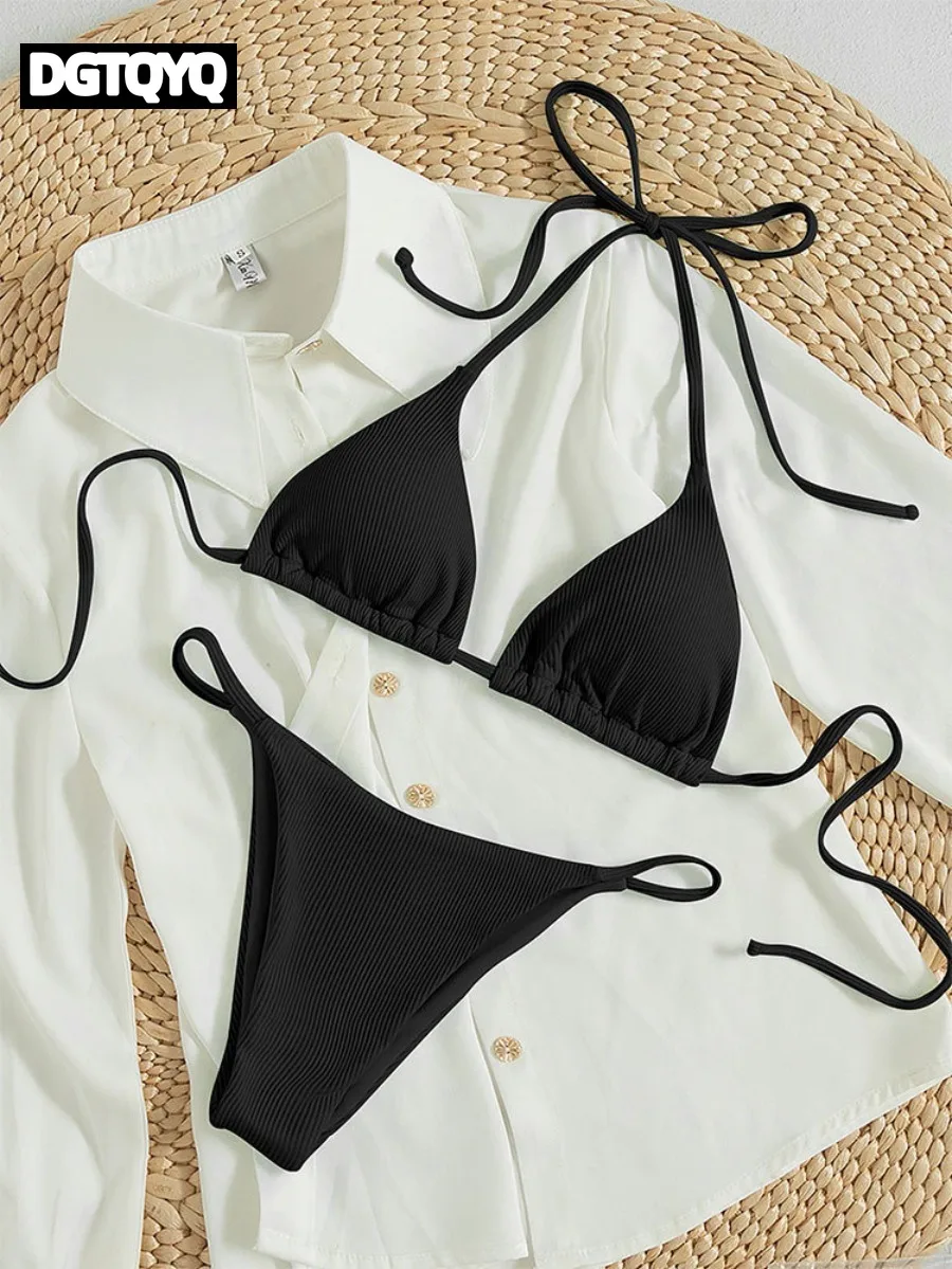 

Summer Swimsuit Women Sexy Bikini Set Push-up Padded Bra Thong Two Pieces Swimwear Beachwear Bathing Suit female sexy swimsuits