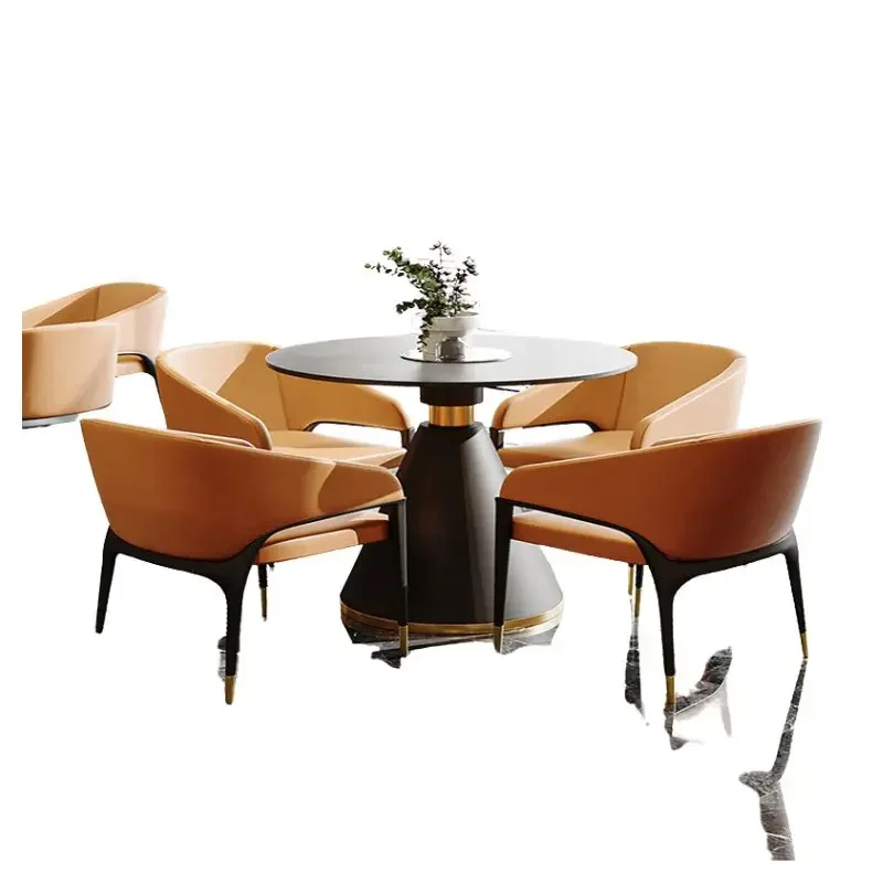 Juego de comedor moderno nórdico, sillón móvil para sala de estar, mesa de lujo, balcón, Tavolino Da Salotto, muebles de cocina