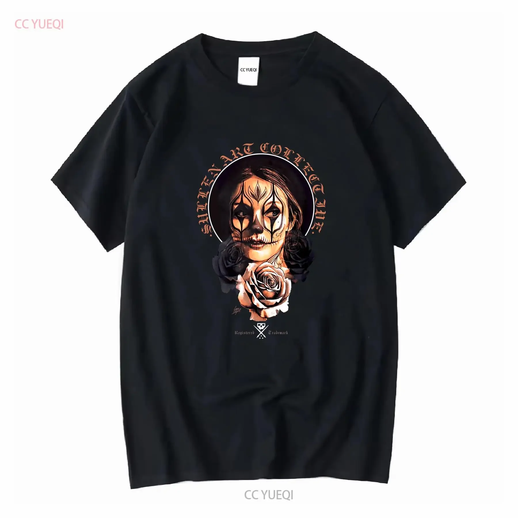 Sullen Men's T shirt CRY LATER Tattoos Urban Design Skull Premium Quality long or short sleeves vintage Washed Casual graphic