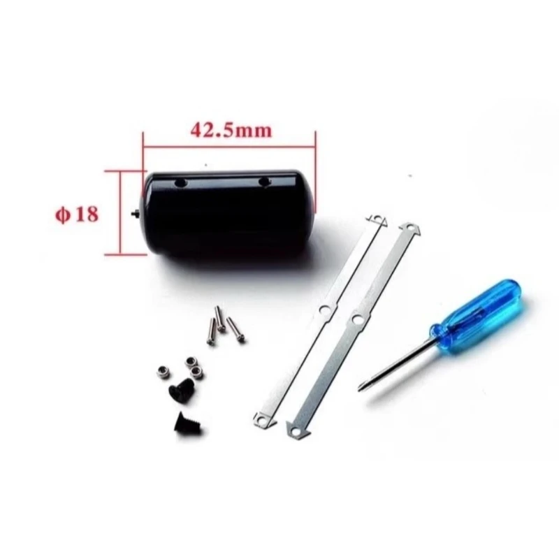 Symulowany Metalowy Zbiornik Gazowy Dekoracja Do Ciężarówki RC Tamiya 1/14 Przyczepa Wywrotka Scania Benz Actros Volvo MAN Części DIY