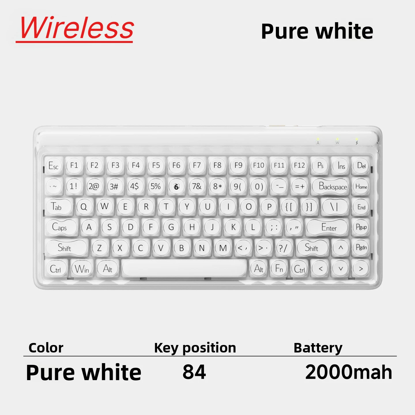 V75Blush Tri-Mode Keyboard Wired Bluetooth Cute Foundation Color High Aesthetic Office Keyboard