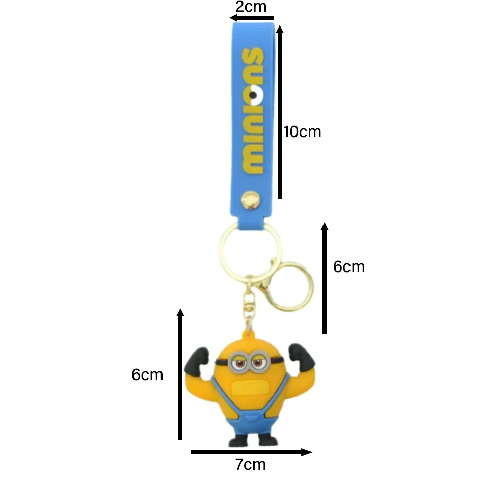 Minions 4 Despicable Me 4 Keychain Figure Pendant Doll Toy Cute Cool Cartoon Doll Toy Model Figure Decoration Kid Birthday Gift