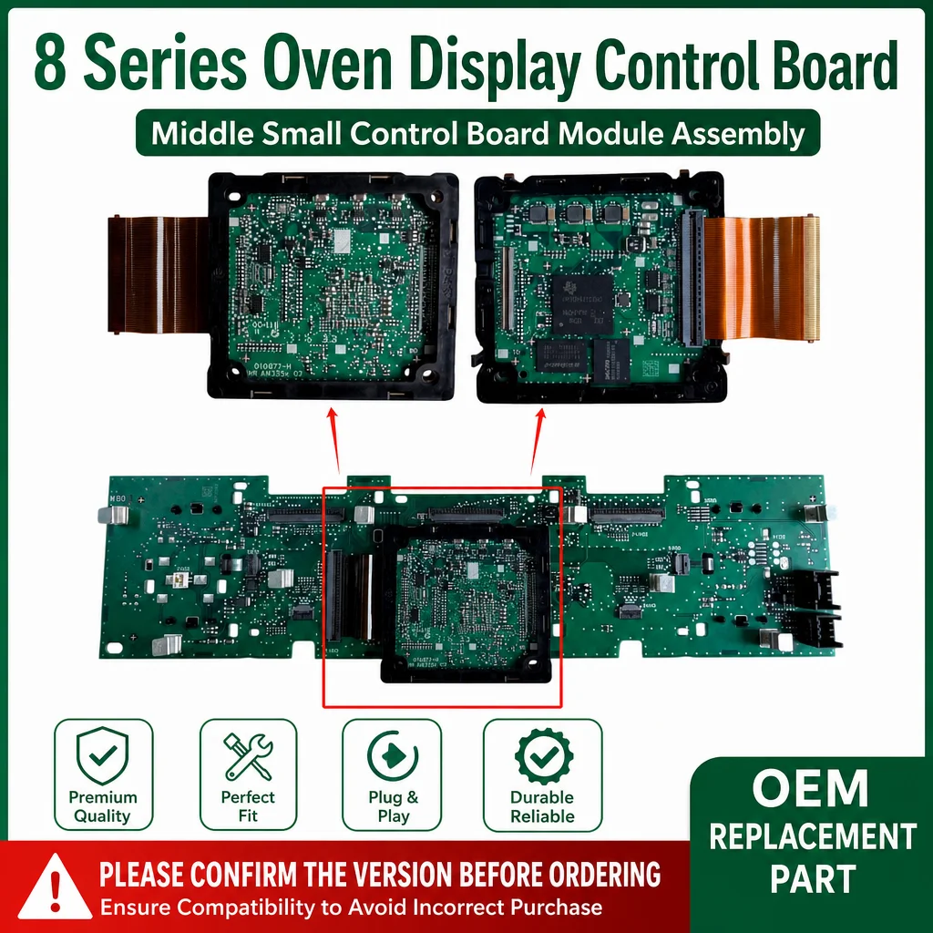 Center Control Board Module 010477-H MMB AM335x C2 For Bosch Series 8 Oven Display Panel Repair - READ COMPATIBILITY WARNING