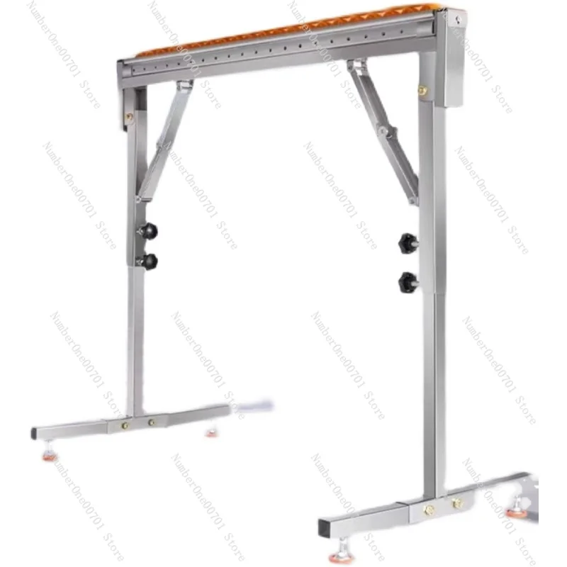 

Double Row Fluent Bar Support Frame Foldable Lifting Portable Table Saw Auxiliary Holder Large Plate Cutting Pulley Booster Brac