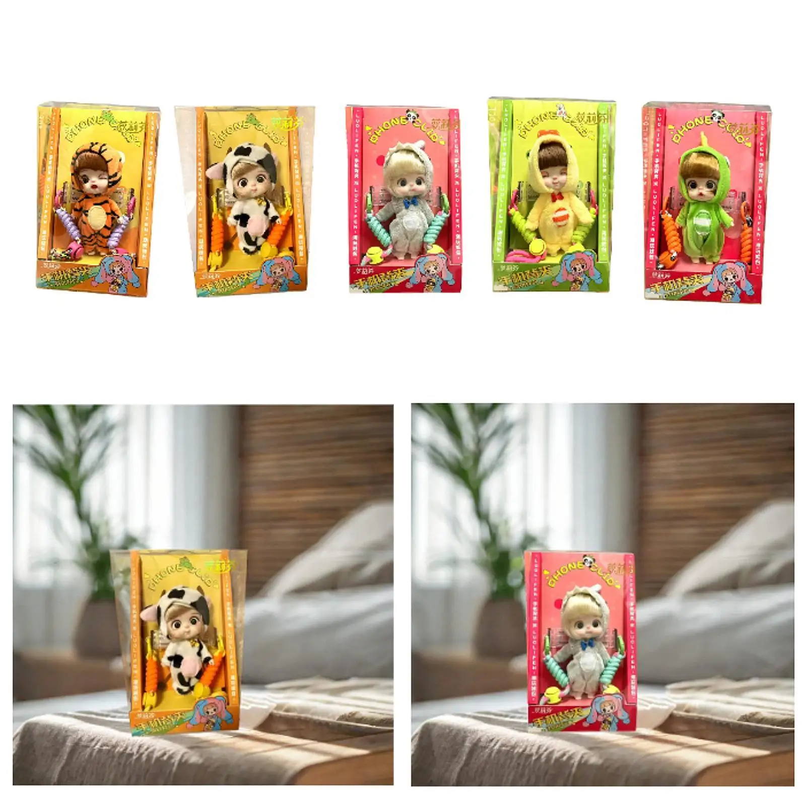 

Sleeping Bag Doll Gift Ornament Decorative Lovely Ornament Baby Bags Mobile