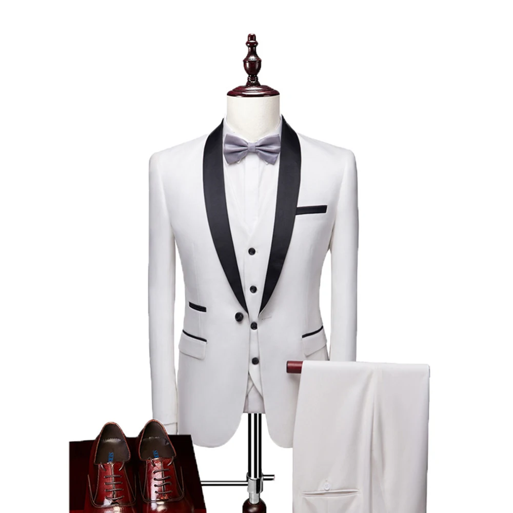 B6335 autumn hot men\'s business casual suits men\'s wedding groom dress