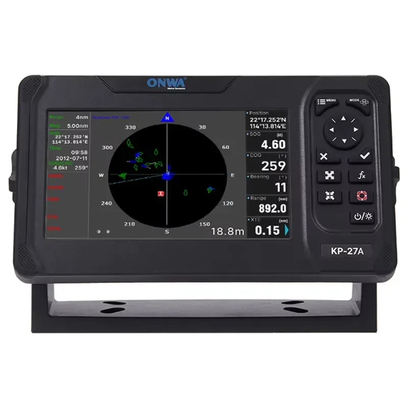 7 Inch GPS Chart Plotter Class B AIS Transponder GNSS Receiver Marine Navigation Equipment Boat Fishing Yacht Safety Device