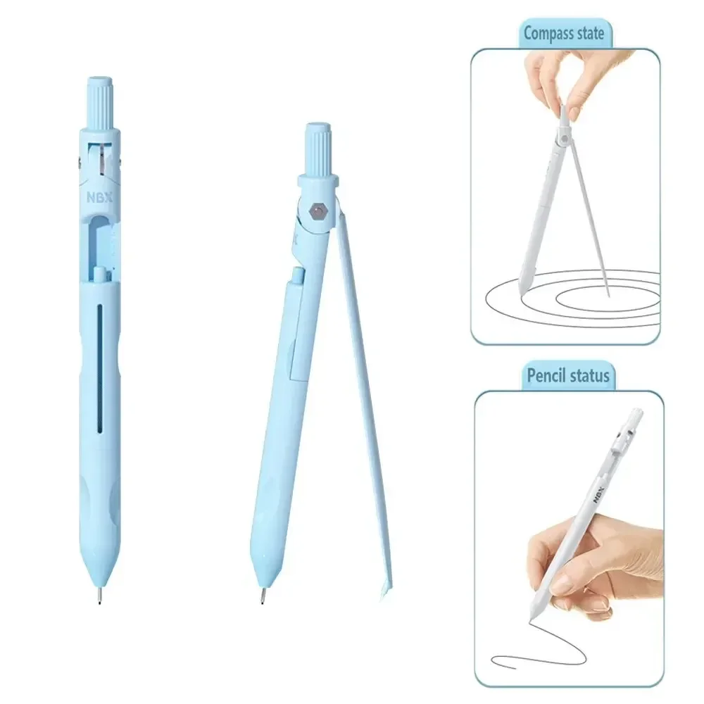 3.0 Upgrade Compass Pencil School Drawing Compasses Math Geometry Tools Mechanical Pencil Drafting Supplies School Supplies