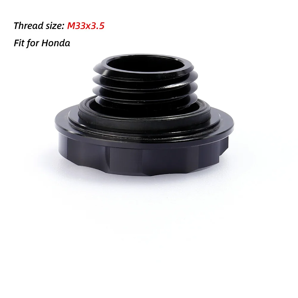 Runsco Car Oil Fuel Tank Cap Engine Filler Machine Oil Cover for Honda Civic D/B/H/K/F/L Series Cover CNC Aluminum