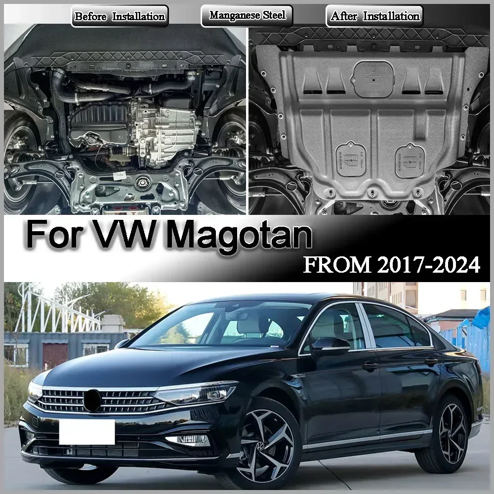 Für VW Magotan 2017-2024 1.8T 2.0T Schutzplatte für Motor-Chassis-Schutzplatte Motorschutzplatte Verschiedene Materialien