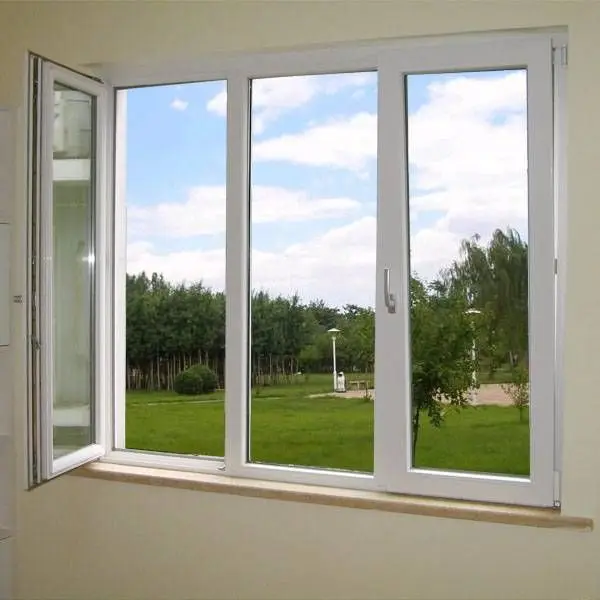 Stable Structure Aluminum Alloy Frame Casement with Window Waterproof Weatherproof Sound Insulation Function Casement Window