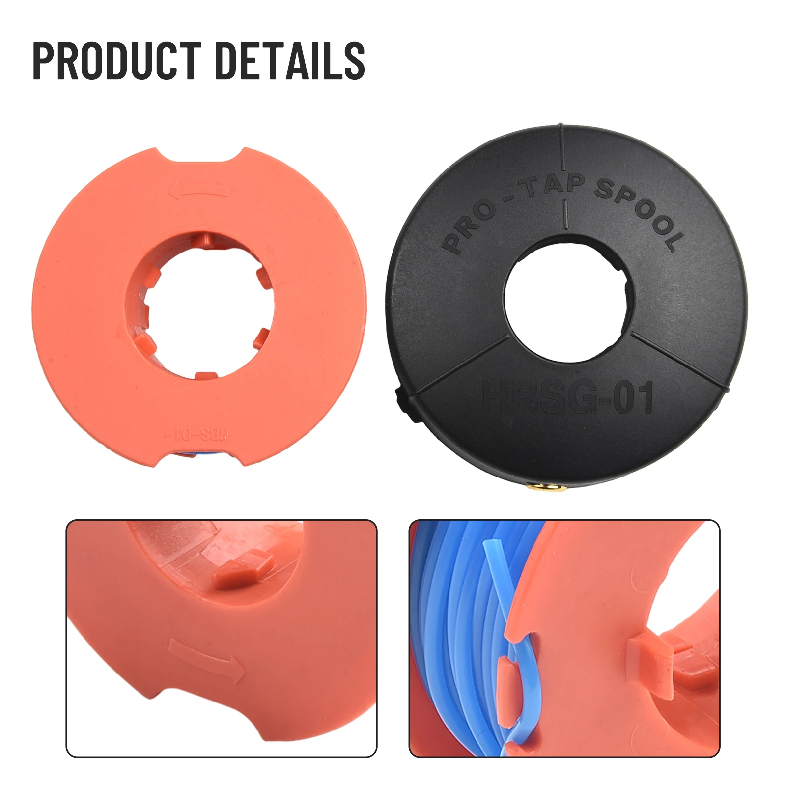 1 قطعة خطوط التخزين المؤقت 1 قطعة غطاء البكرة غطاء الرأس لبوش برو الحنفية الفن 23 26 30 Combitrim Easytrim Protap المتقلب حديقة أداة أجزاء #4