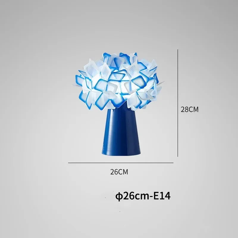 KERWIN Simple Table Lamp Modern Flower Nordic LED Decorative Desk Light for Home Bed Room Bedsid