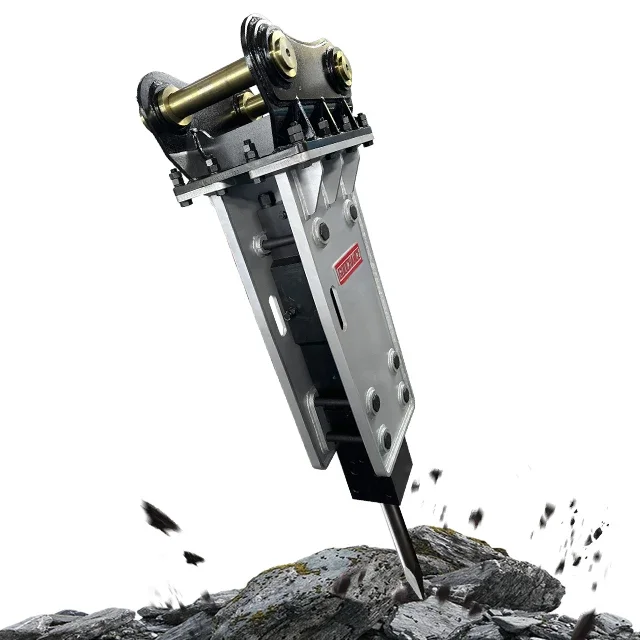 

Earthmoving Machinery Mini Excavator Jack Hammer Hydraulic Rock Breakers SB 50 for Tractor Excavator Parts