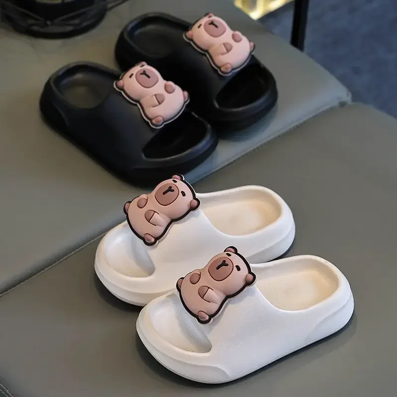 شباشب إيفا صيفية للأطفال مضادة للانزلاق كابيبارا للاستخدام الداخلي والخارجي كارتونية ناعمة من الأسفل للأطفال الأولاد والبنات أحذية سهلة الارتداء #2